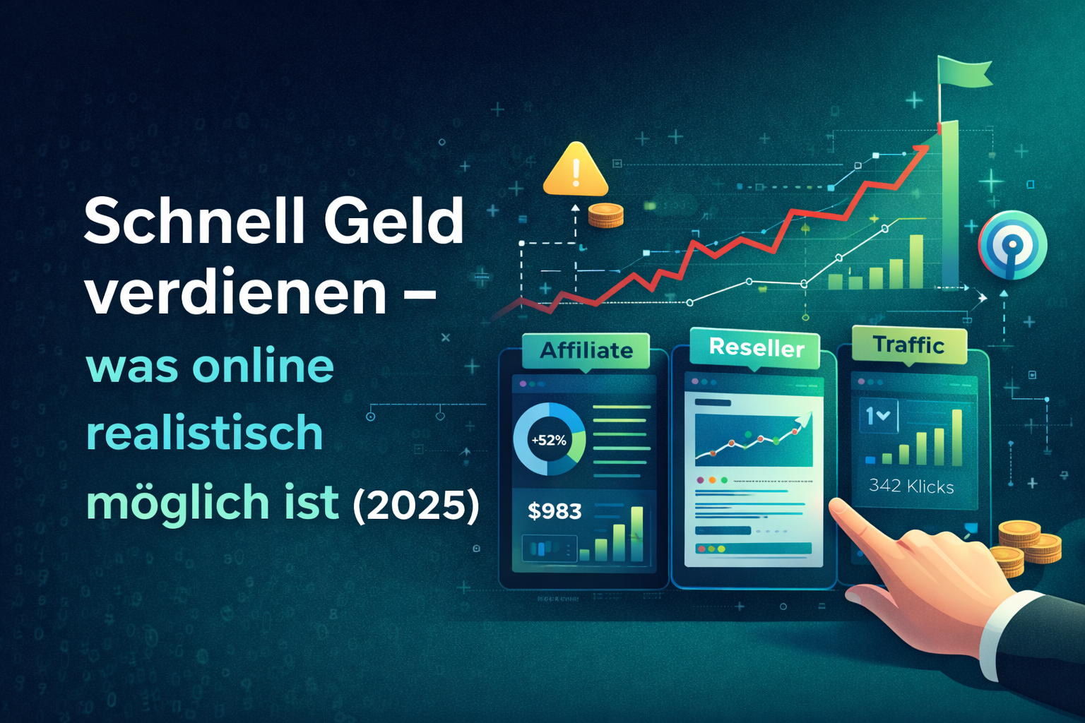 Schnell Geld verdienen – was online realistisch möglich ist (2025)